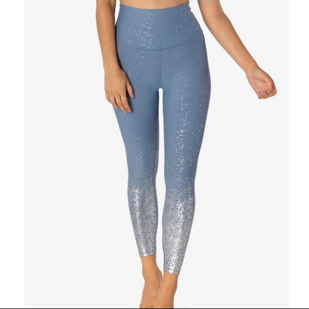 Beyond Yoga Alloy Ombré High Waist 7/8 Leggings - Blue